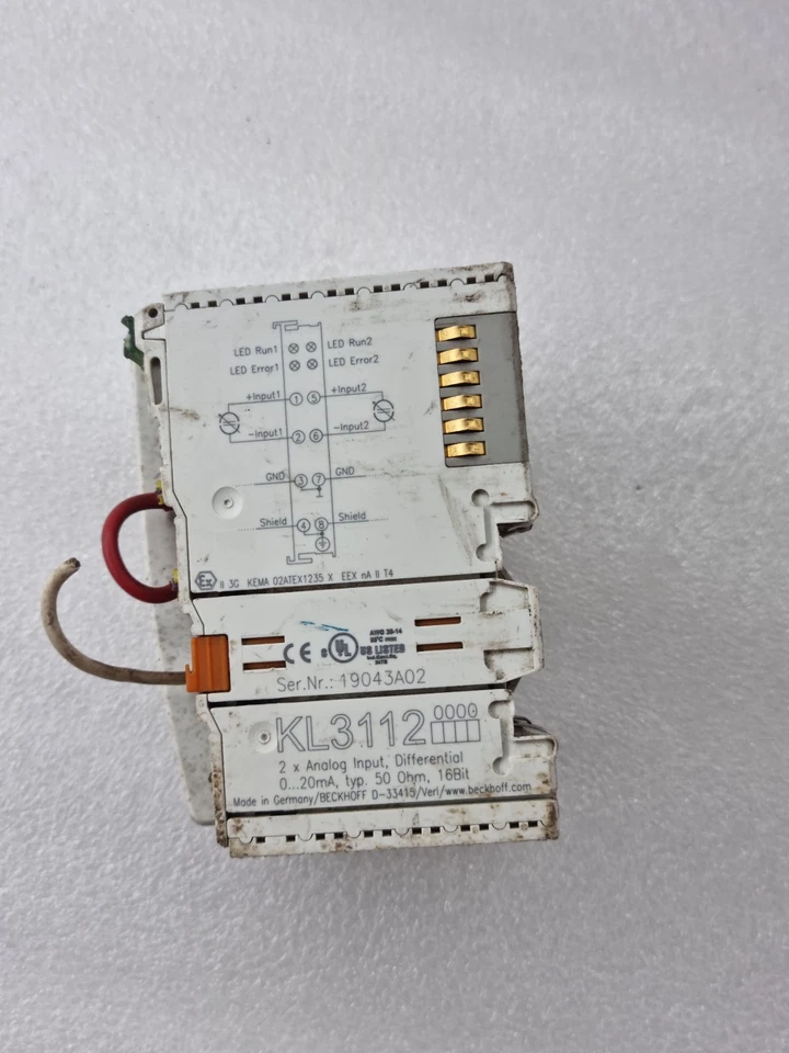 Tested BECKHOFF BK7300 MODBUS WITH KL3112 ANALOG INPUT (I/O ERROR)